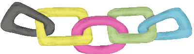 Drawing of links in a chain.